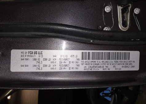 2015 Jeep Patriot High Altitude Edition from USA, damaged, VIN 1C4NJRFB4FD409149